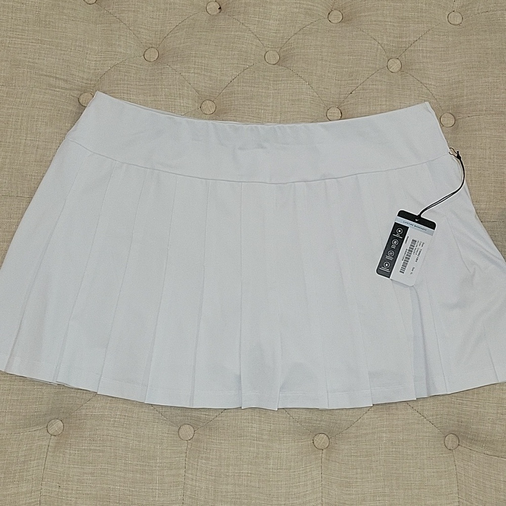 TAIL skort Jillian 14" tennis skirt - Chalk White sz XL NEW active life golf - Picture 2 of 7
